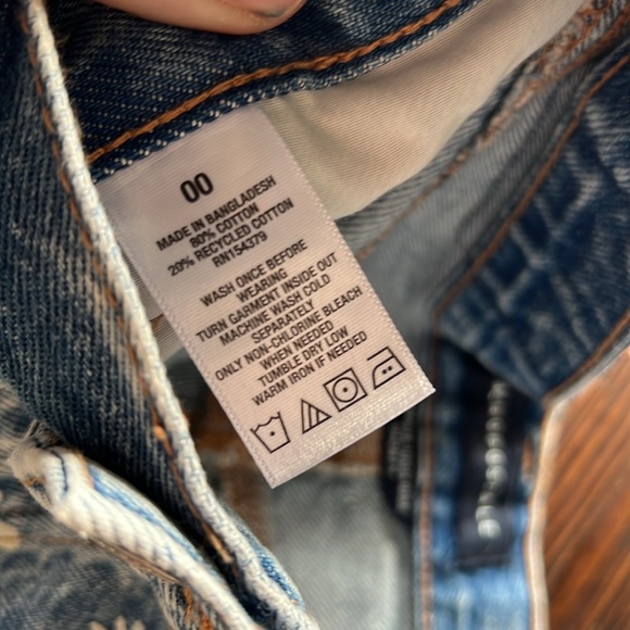 NWT Aero Vintage High Rise Shorty Shorts Size 00 - Picture 4 of 5